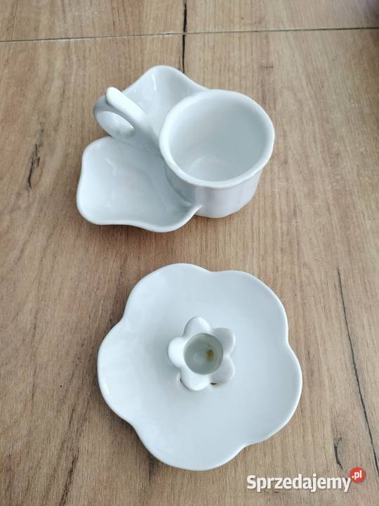 Porcelanowy zestaw dwojak do soli pieprzu i Pozostałe Choszczno
