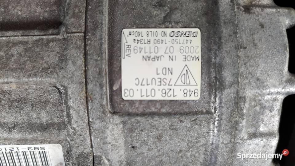 Sprężarka Klimatyzacji 94812601103 PANAMERA Mielec