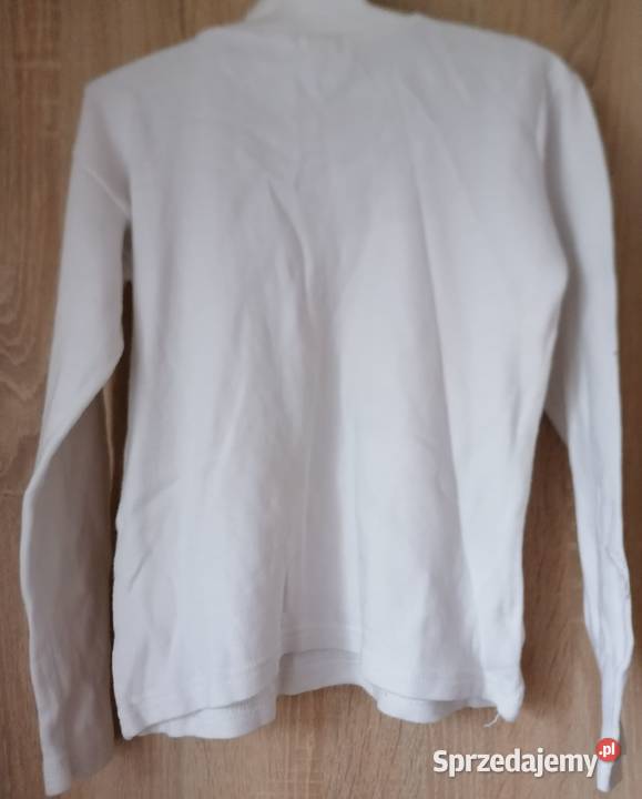 Biały golf dziewczynki rozmiar 122 Odzież Łódź