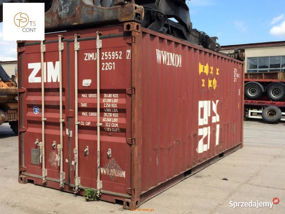 Kontener morski magazynowy budowlany 20 DV Gdynia