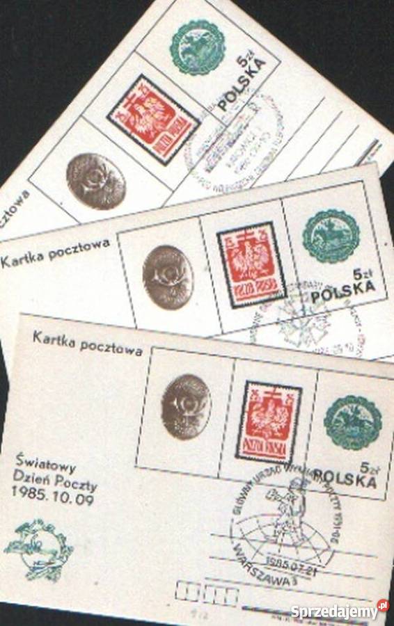 Kart Cp Fi 812 x 3 kas 1985 Gliwice