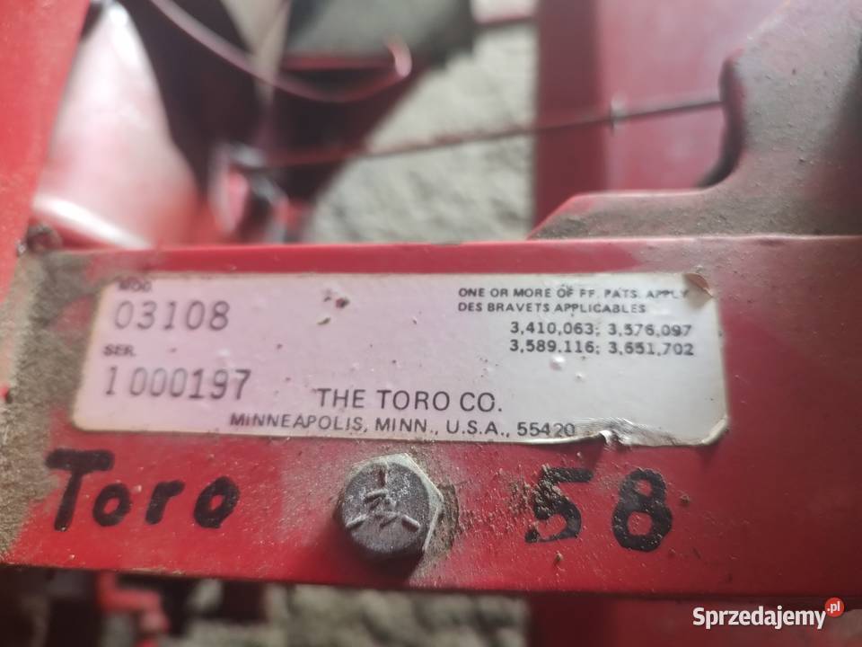 Kosiarka wrzecionowa TORO podkarpackie Przemyśl