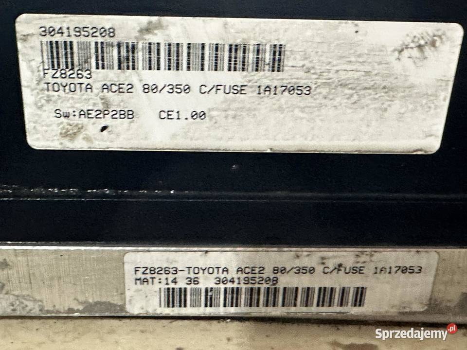Sterownik ZAPI model ACE 2 FZ8263 80V350A Antonie