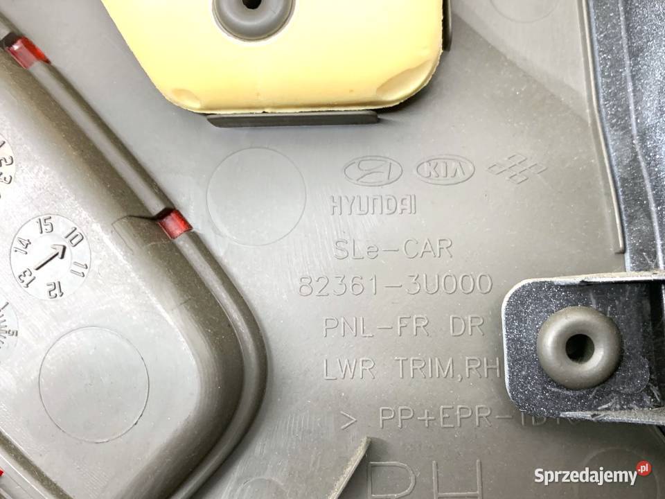 BOCZEK DRZWI PRAWY PRZÓD KIA SPORTAGE III SUV