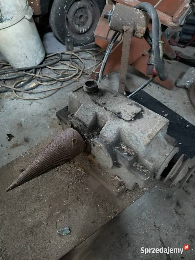 Łuparka do drewna z przekładnią