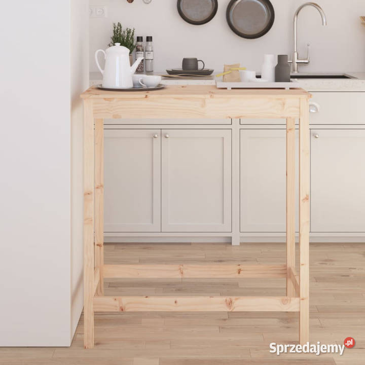 Stolik barowy 100x50x110 lite drewno sosnowe mazowieckie Warszawa
