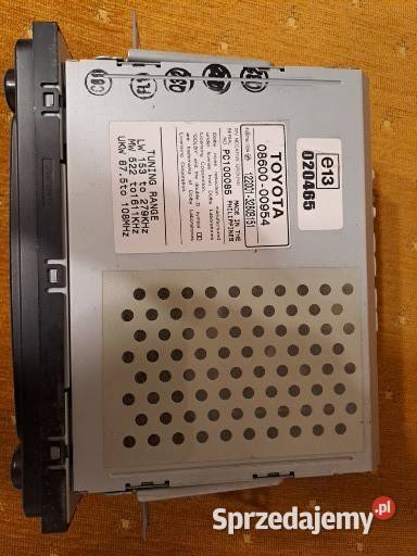Toyota RAV 4 0005r avensis radio oryginalne nie zachodniopomorskie Myślibórz