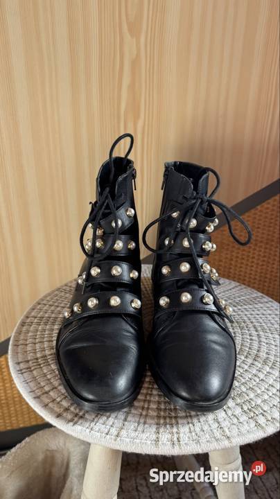 Skórzane buty Zara Rybnik