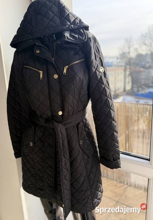 Płaszcz damski Michael Kors czarny Warszawa