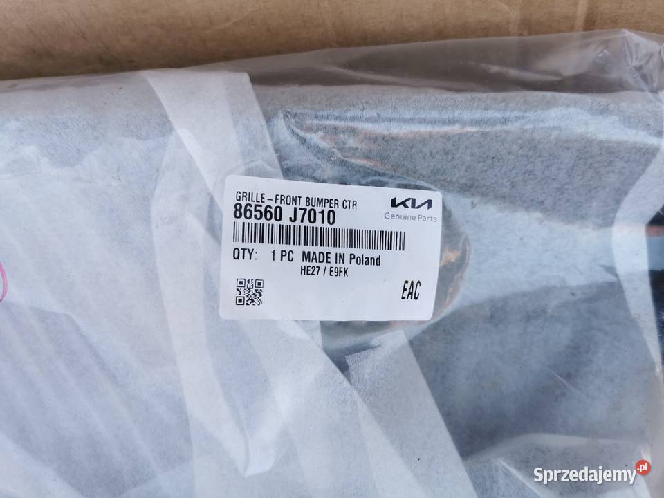 Kratka zderzaka przód kia ceed 3 III gt cd Sieraków sprzedam