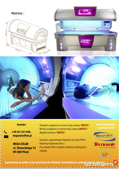 Solarium Sportarredo LP3 110 Płock