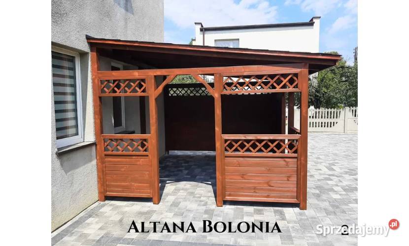 Altana drewniana ogrodowa Bolonia Szybka dolnośląskie Legnica sprzedam