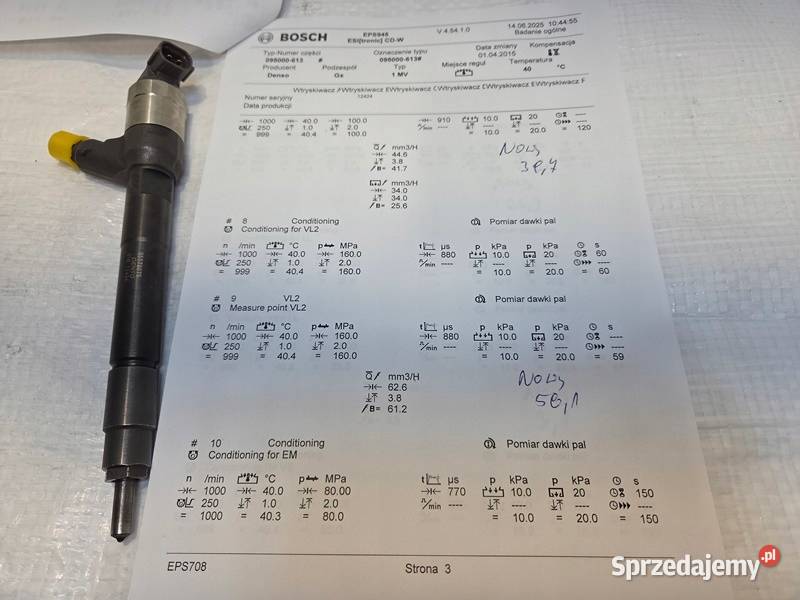 WTRYSK WTRYSKI WTRYSKIWACZE OPEL ASTRA K J sprzedam