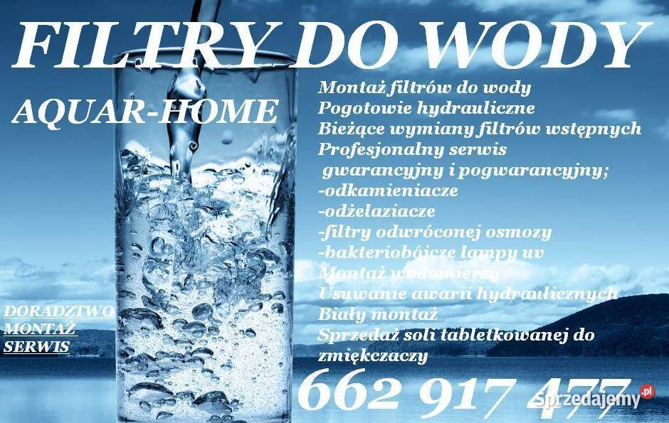 Zmiękczacz do wody filtr sól chlor Nowy Sącz