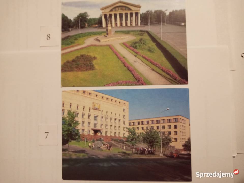 POCZTÓWKI USSR Z 1988rZestaw 28A zachodniopomorskie Szczecinek sprzedam