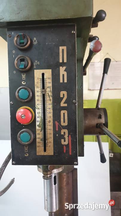 Wiertarka słupowa kolumnowa NK 203 Produkcja Produkcja Gdańsk