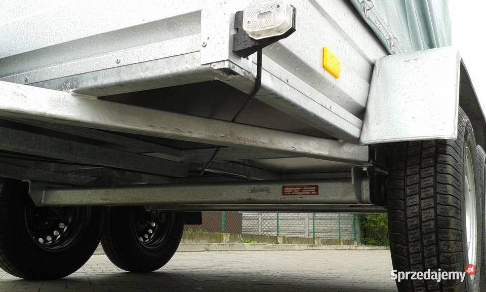 Przyczepa Rydwan 270x150x180 dwuosiowa plandeka Wieluń