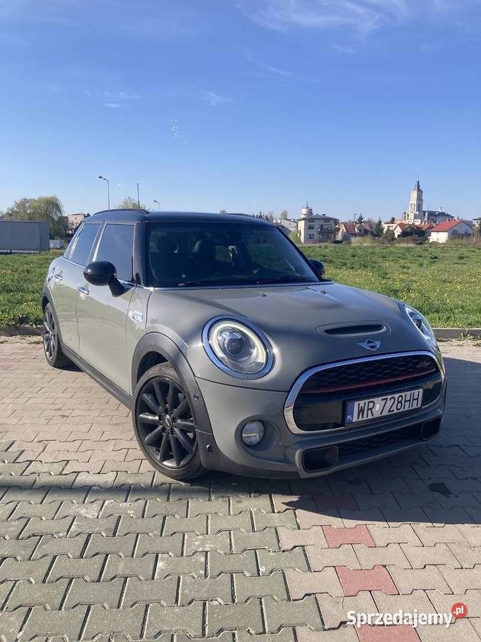 Piękny Mini Cooper S 20Turbo 192 F55 światła LED mazowieckie sprzedam