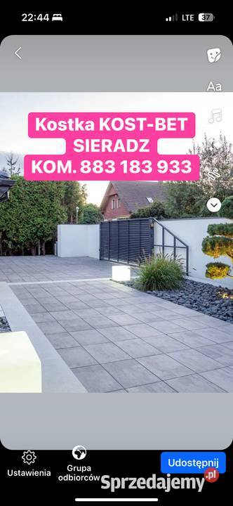 Kostka brukowa TORONTO KOSTBET SIERADZ frappe