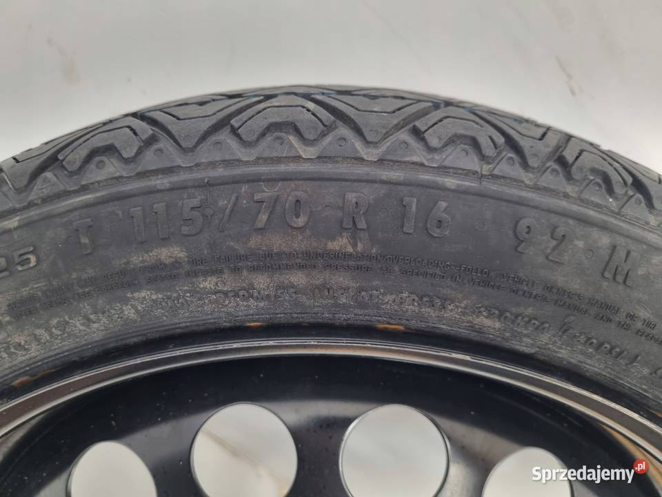 KOŁO ZAPASOWE DOJAZDOWE Opel Astra J 11570 R16 Samochodowe lubelskie