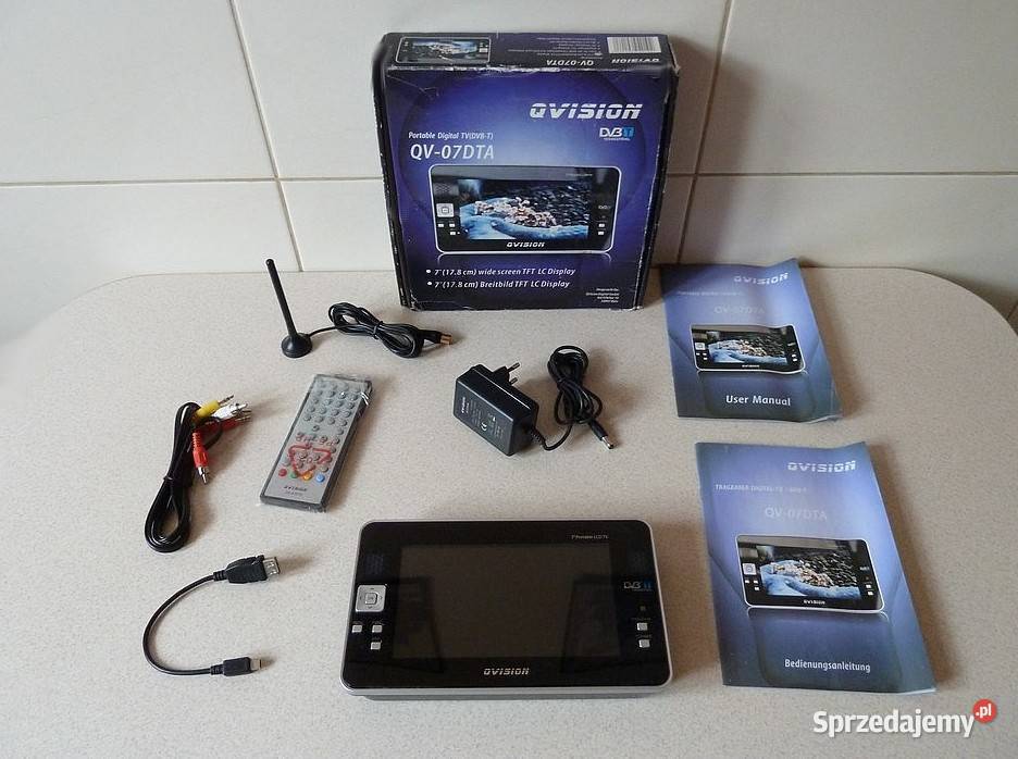TV Qvision QV07DTA z tunerem DVBT ma 7cale Rzeszów