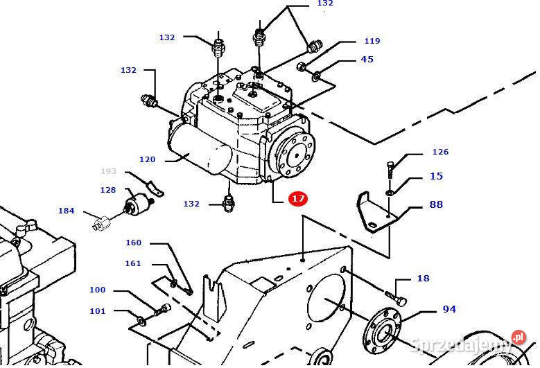 Massey Fergusson MF 30 pompa hydrauliczna Jastrzębniki