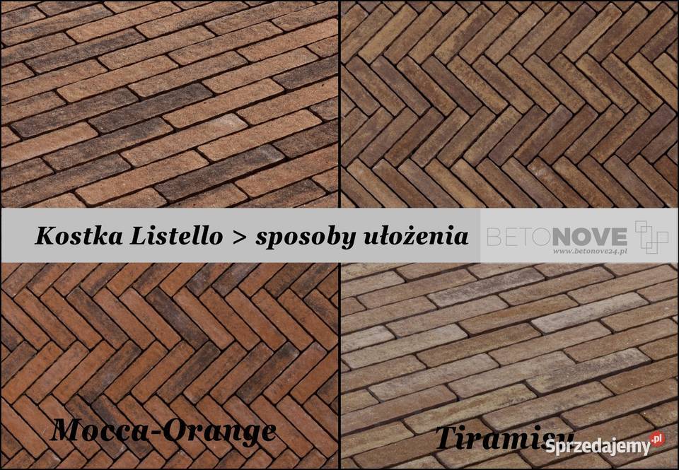 Kostka brukowa Forbet LISTELLO 6 Piryt Silver podkarpackie