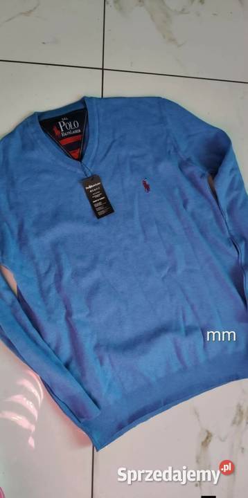 Niebieski męski sweterek Warszawa sprzedam