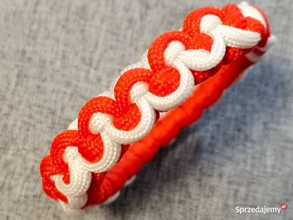 Bransoletka z paracordu splot Half Hitch Kielce sprzedam