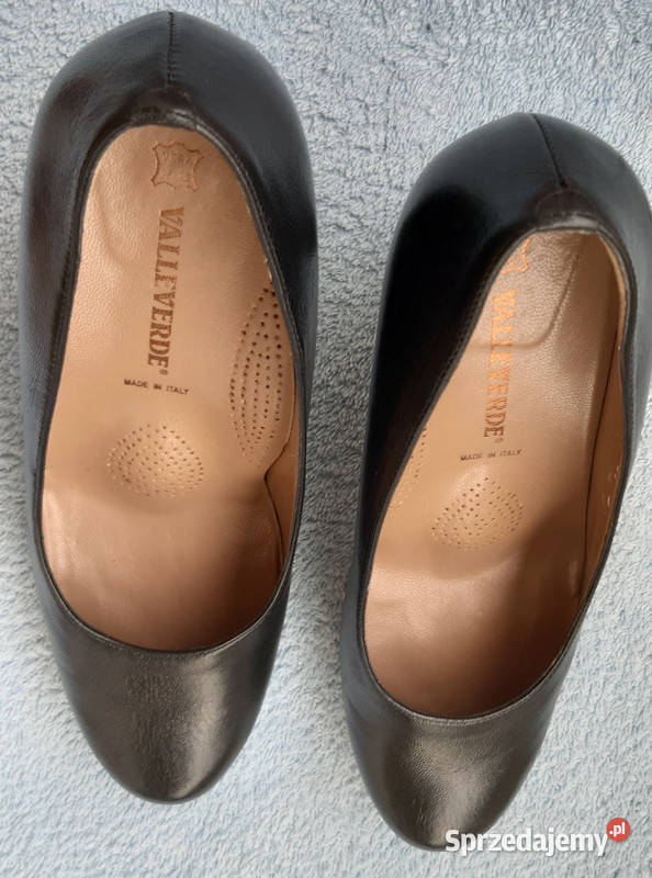 Valleverde 37 buty damskie skórzane czarne