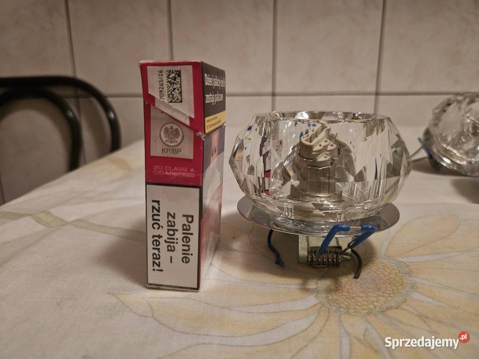 Lampki sufitowe szkło kryształ Warszawa