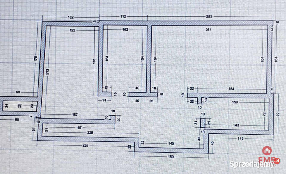 Mieszkanie 465m2 3pokojowe Suwałki Liczba pokoi 3