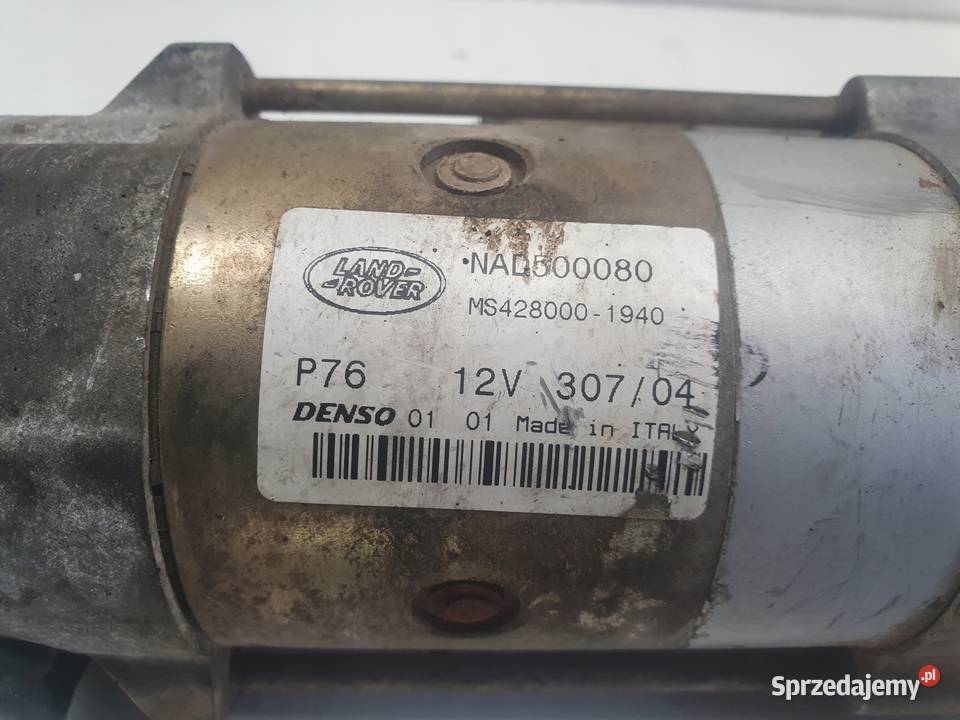 ROZRUSZNIK Land Rover Discovery III 27 TD V6 Układ elektryczny silnika Rudka sprzedam