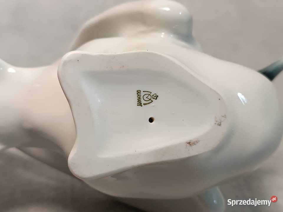 METZLER ORTLOFF Mewa Ptak Kolekcjonerska figura Porcelana i szkło Dobrzany sprzedam