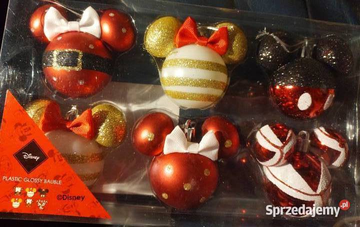 Myszka Miki Disney bombki 3 kpl x 6 Nowe Wrocław sprzedam