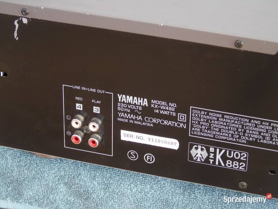 Magnetofon Yamaha KXW492 sprawny DOSTAWA Magnetofony