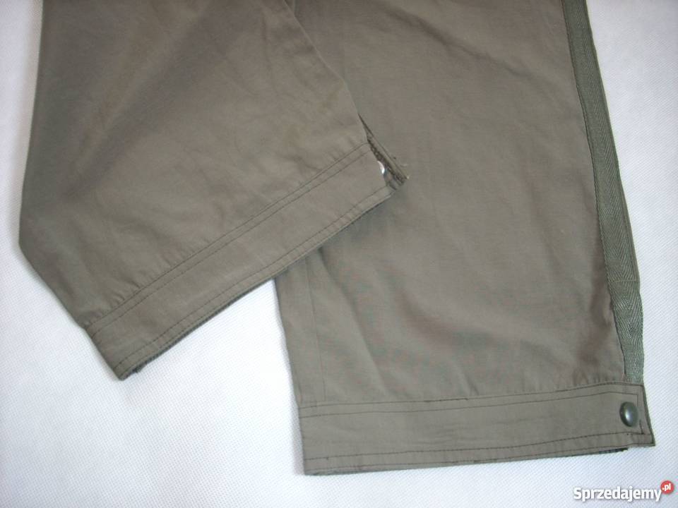 Spodnie 45 Rybaczki Bojówki Khaki Wojskowy kolor Nowy Sącz sprzedam