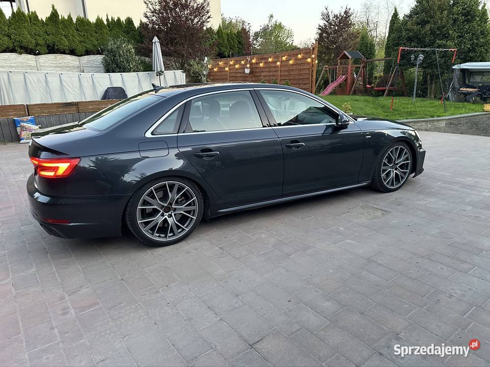 Audi A4 B9 S line 20 TFSI quattro 252 LEGENDARNY asystent pasa ruchu małopolskie Proszowice sprzedam