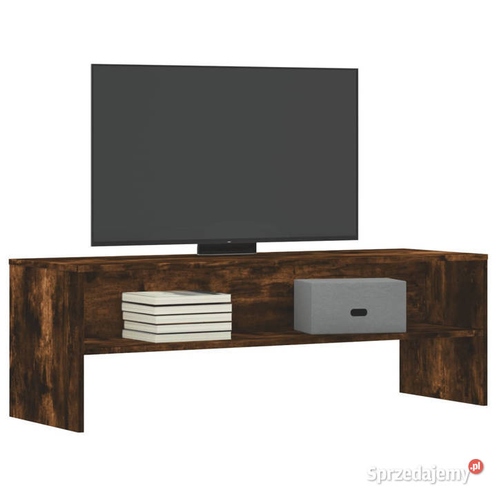 Szafka pod TV przydymiony dąb 120x40x40 WM835564 RTV mazowieckie Warszawa