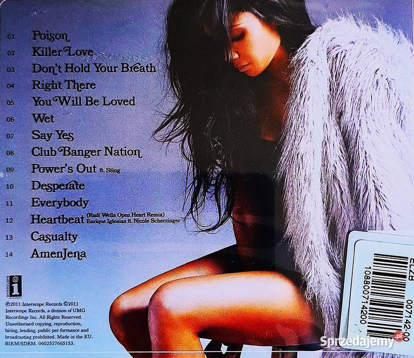 CD Nowa Album CD NICOLE SCHERZINGER Album Killer Lubin