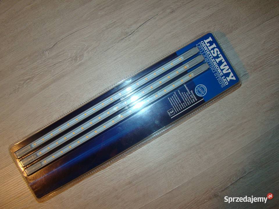 LISTWY LED 3 sztuki komplet
