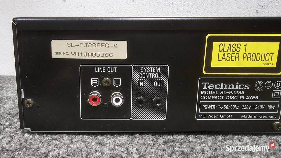 CD Technics SLPJ28A sprawny WYSYŁKA Odtwarzacze CD i MD Kraków sprzedam