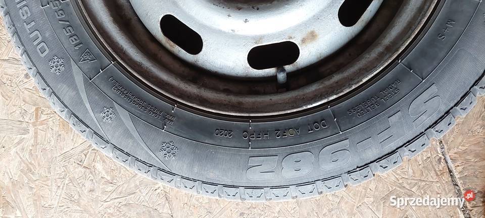 Opony zimowe z felgamii Mazda 323f Ełk sprzedam