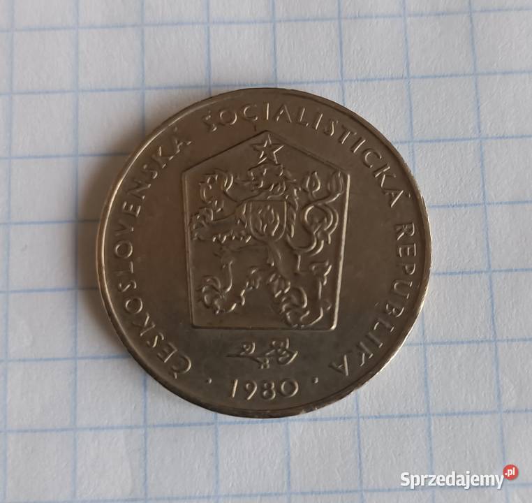 2 KORONY 1980 CZECHOSŁOWACJA Numizmatyka lubelskie Piszczac