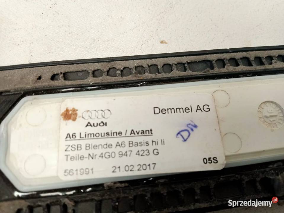 AUDI A6 C7 listwa progowa TYŁ PRAWA LEWA Rakoniewice