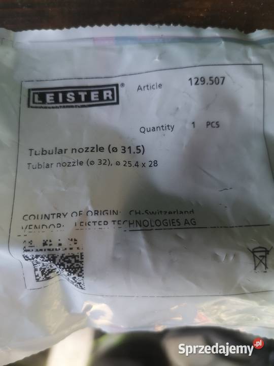 Zgrzewarka Spawarka Ręczna LEISTER Triac S NOWA Zbuczyn