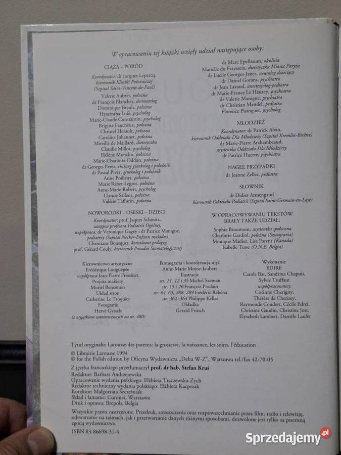 Larousse poradnik rodziców ciąża narodziny rodzina, ciąża, wychowanie małopolskie Kraków