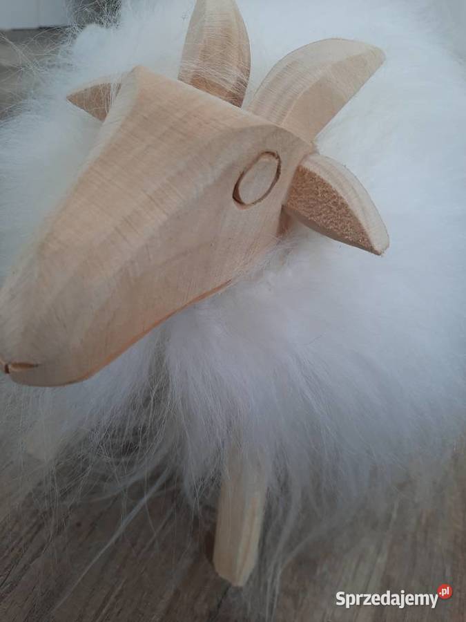 Owieczka Baranek Dekoracyjny Skóra Owcza