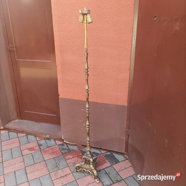 Lampa mosiężna 150 wysoka Nowy Tomyśl sprzedam