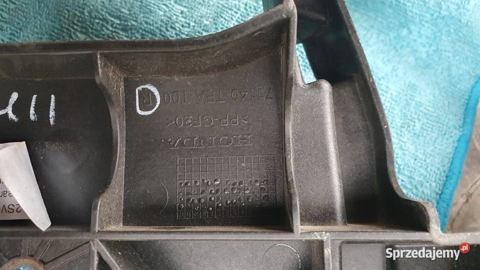 Slizg mocowanie zderzaka Honda Civic X